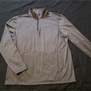 Tommy Bahama Men's Charcoal Zip-Up Sweater Mens XL